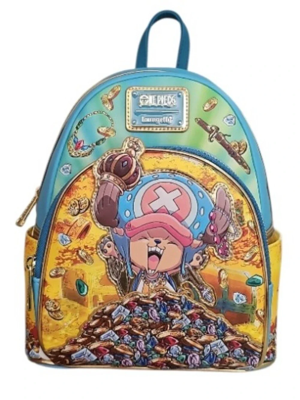 Loungefly One Piece Chopper Treasure Mini Backpack EE Exclusive NWT Limited Ed